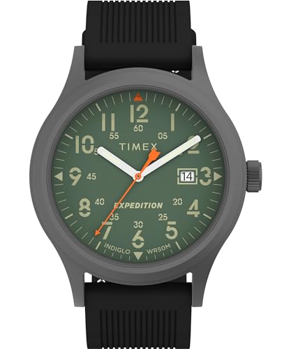 Timex Herren Analog Quarz Uhr mit Silikon Armband TW4B302009J von Timex