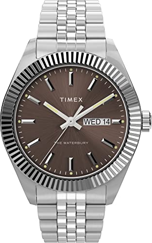 Timex Herren Analog Uhr Mit Edelstahl Armband Waterbury Legacy Timex Herren Analog Uhr Mit Edelstahl Armband Waterbury Legacy von Timex