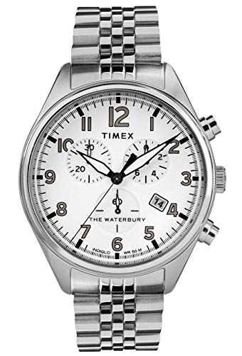 Timex Herren Chronograph Quarz Uhr mit Edelstahl Armband TW2R88500 von Timex