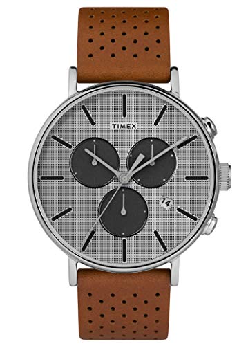 Timex Herren Chronograph Quarz Uhr mit Leder Armband TW2R79900 von Timex