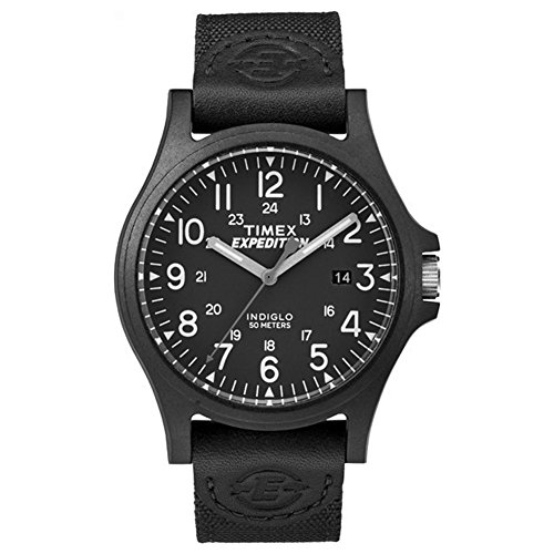 Timex Herren Expedition Analoganzeige Analog Quarz Schwarze Uhr TW4B08100 von Timex