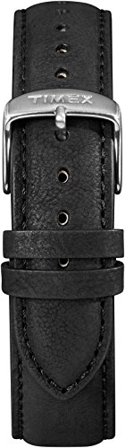 Timex Herren TW7C08400 IQ+ Move 20 mm schwarzes Lederarmband von Timex