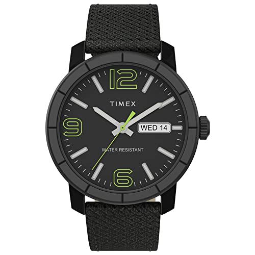 Timex | Herren mod 44mm | schwarzes Nylonband | schwarzes Zifferblatt | TW2T72500 von Timex