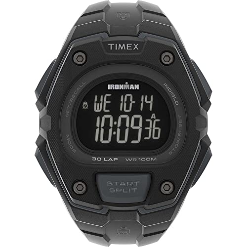 Timex Ironman TW5M48600 Herren-Armbanduhr, klassisch, digital, grau 45mm TW5M48600 von Timex