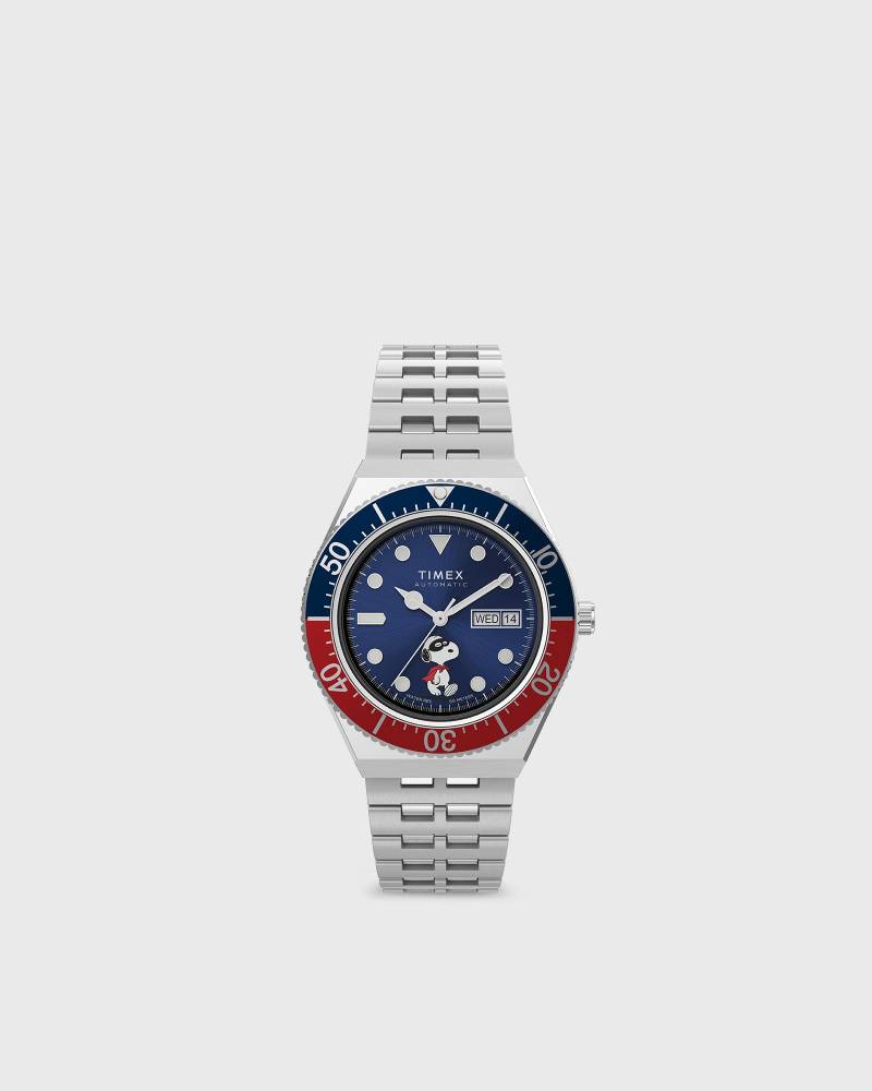 Timex M79 x Peanuts Masked Marvel men Watches blue in Größe:ONE SIZE von Timex