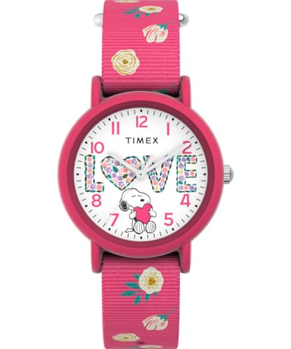 Timex Mädchen Analog Quarz Armbanduhr Peanuts Weekender Color Rush Timex Mädchen Analog Quarz Armbanduhr Peanuts Weekender Color Rush von Timex