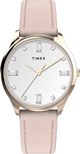 Timex Main Street Damenuhr 32mm mit Lederband TW2V76600 von Timex