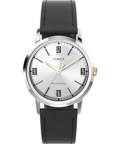 Timex Damen Analoge Handaufzugs-Mechanische Uhr Marlin TW2V44700 von Timex