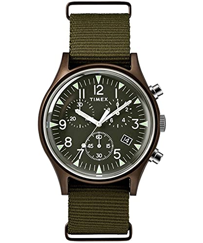 Timex Men's Chronograph Quarz Uhr mit Textil Armband TW2R67800 von Timex