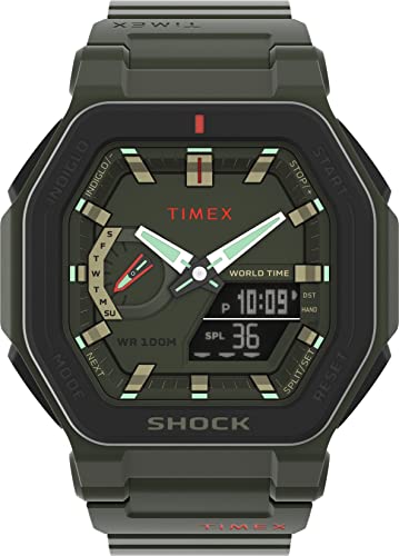 Timex Men's Command Encounter 54mm Watch - Black Dial Black Case Black Strap von Timex