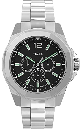 Timex Men's Multi Zifferblatt Quarz Uhr mit Edelstahl Armband TW2U42600 von Timex