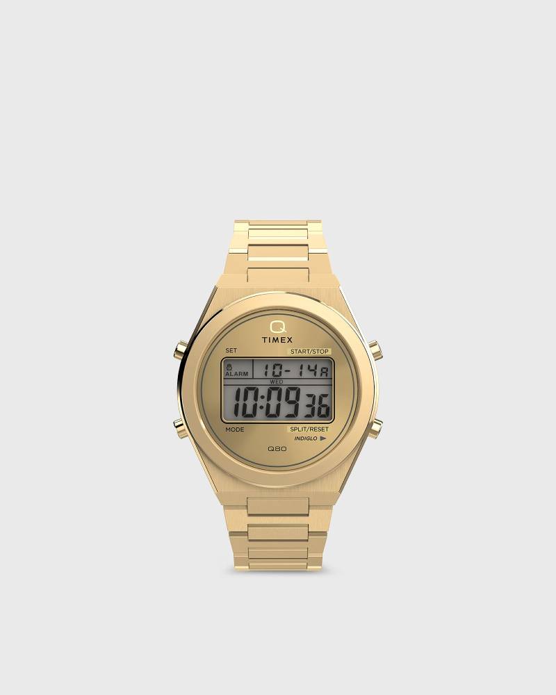 Timex Q - 80 Continental Gold Tone 39mm case men Watches gold in Größe:ONE SIZE von Timex