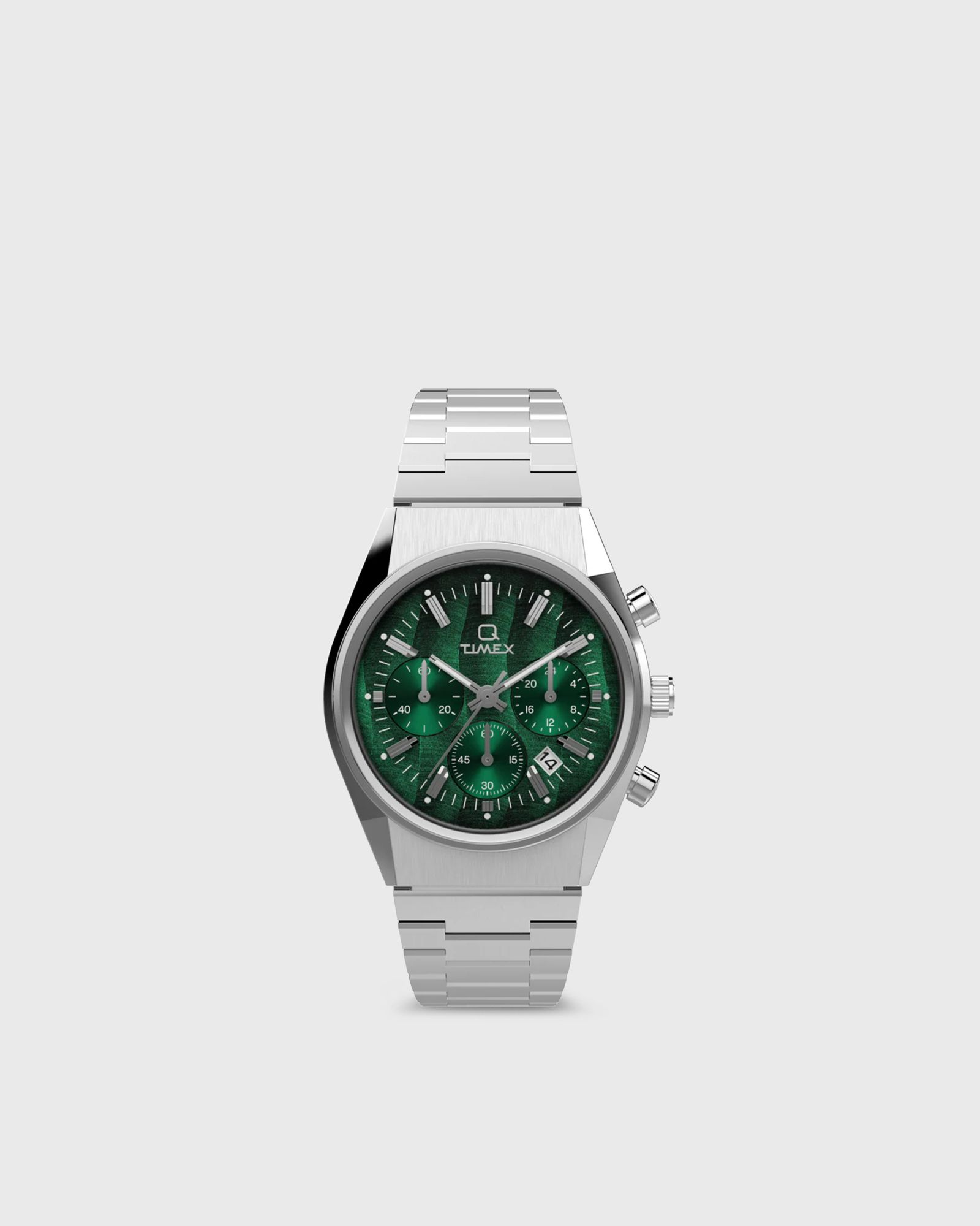 Timex Q Timex Falcon Eye Chronograph men Watches silver in Größe:ONE SIZE Timex Q Timex Falcon Eye Chronograph men Watches silver in Größe:ONE SIZE von Timex