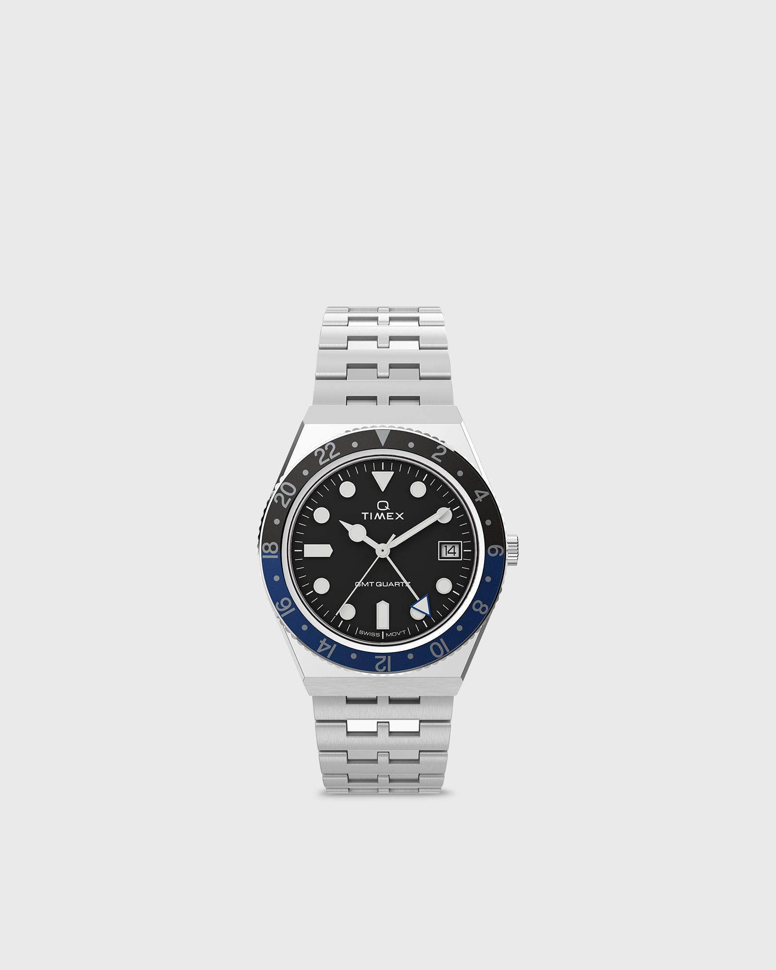 Timex Q Timex GMT men Watches silver in Größe:ONE SIZE Timex Q Timex GMT men Watches silver in Größe:ONE SIZE von Timex
