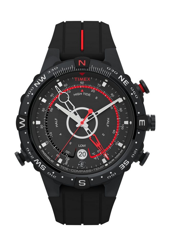 Timex Quarzuhr Intelligent Quartz® Tide Temp Compass, (1-tlg), Analoge Uhr von Timex