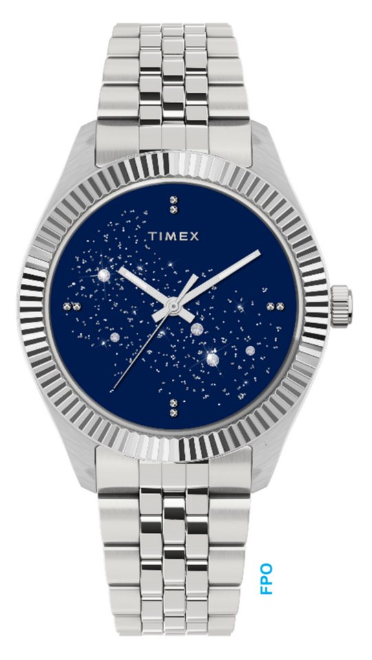 Timex Quarzuhr LEGACY TW2Y20100AJ, Armbanduhr, Damenuhr, Edelstahlarmband, Leuchtzeiger von Timex