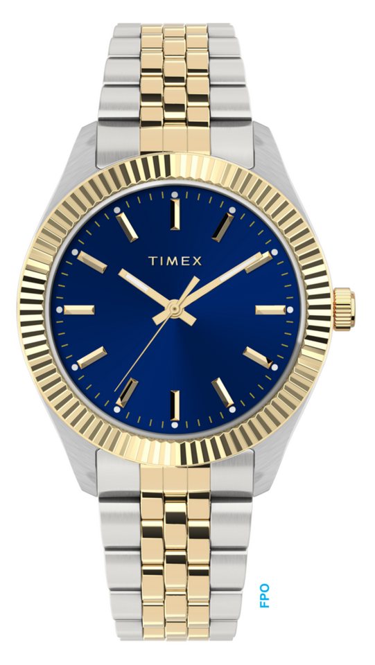 Timex Quarzuhr LEGACY TW2Y20200AJ, Armbanduhr, Damenuhr, Edelstahlarmband, Leuchtzeiger von Timex