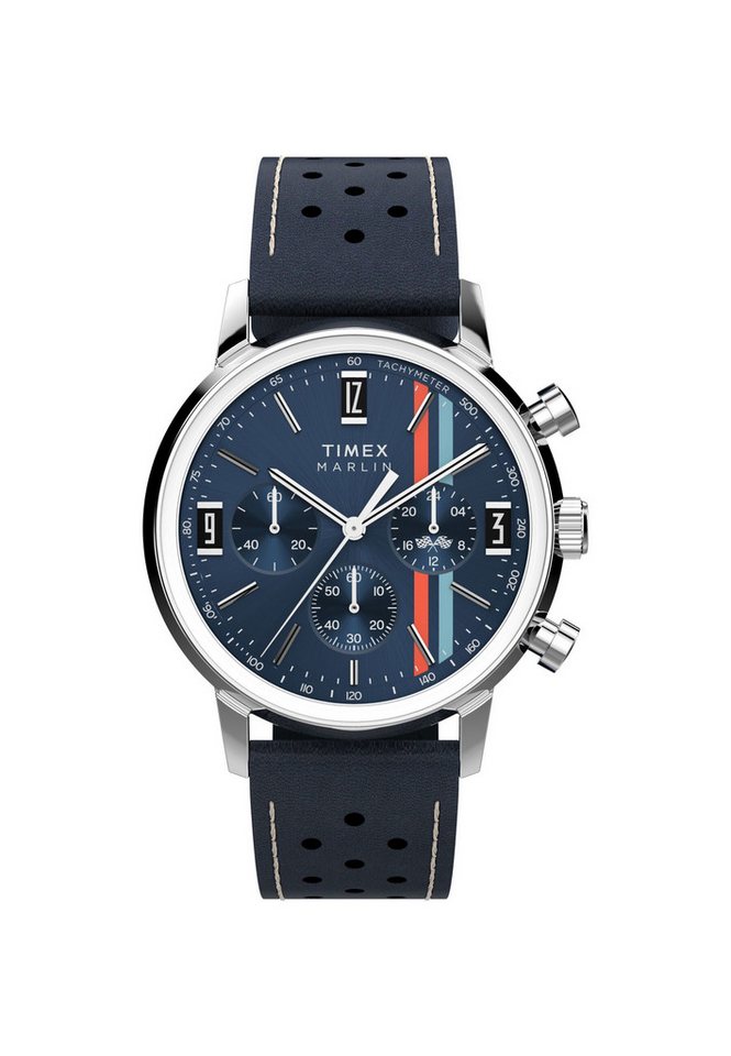 Timex Quarzuhr Marlin Chronograph Stripes, (1-tlg), Quarz-Analoguhr von Timex