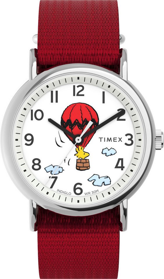 Timex Quarzuhr PEANUTS WEEKENDER TW2Y11700VV, Armbanduhr, Damenuhr,Textilarmband,analog von Timex