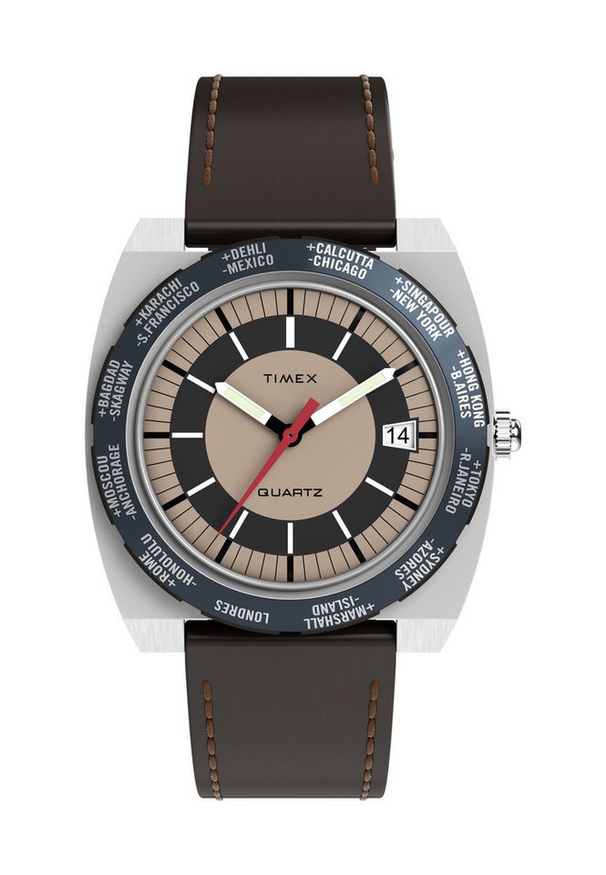 Timex Quarzuhr Q Timex® 1972 World Time, (1-tlg), Quartz Analog von Timex
