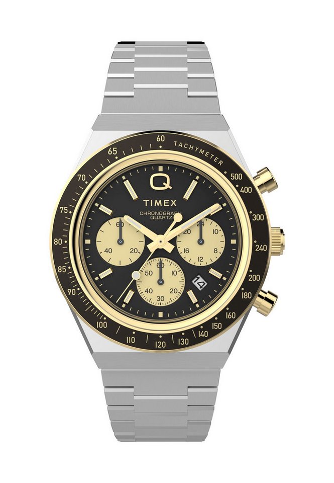 Timex Quarzuhr Q Timex® Chronograph, (1-tlg), Quarz-Chronographenuhr von Timex
