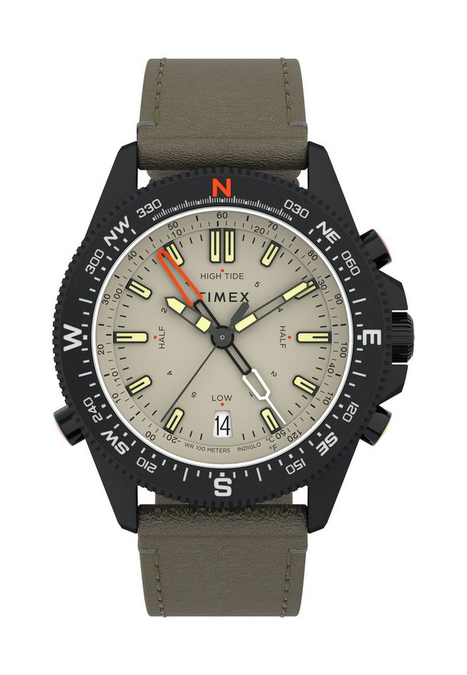 Timex Quarzuhr TIDE/TEMP/COMPASS, (1-tlg), Quarz-Analoguhr von Timex