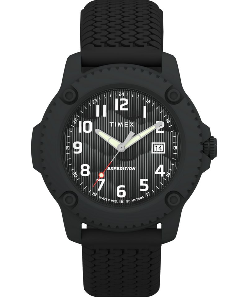 Timex Quarzuhr TIMBERLINE TW4B34800AJ, Armbanduhr, Herrenuhr, Silikonarmband, Datum, Leuchtzeiger von Timex