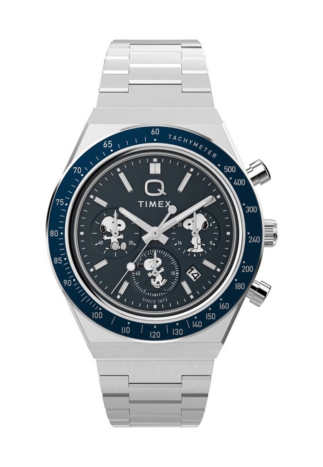 Timex Quarzuhr Timex x Peanuts® Q Timex® Chronograph, (1-tlg), Quartz Analog von Timex