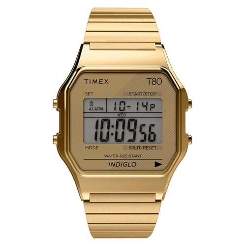 Timex Siehe T80 34 mm Bracelet extensible en Acier inoxydable von Timex