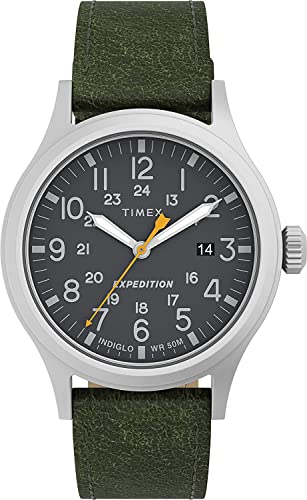 Timex Expedition Scout 40mm Herren-Armbanduhr mit Lederband TW4B22900 von Timex