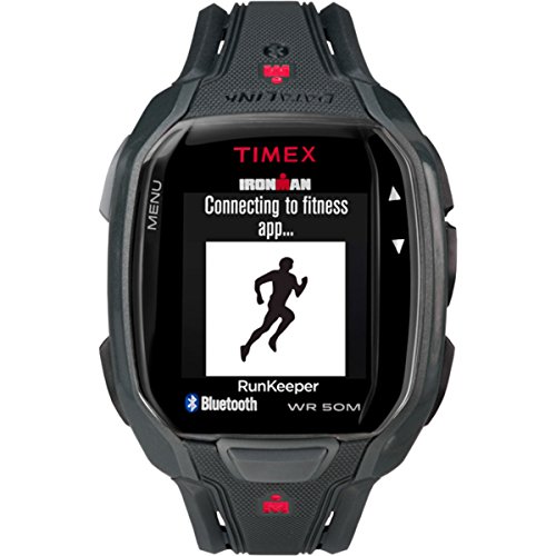 Timex Herren Ironman Run X50 Plus HRM Sportuhren, schwarz, Standard von Timex