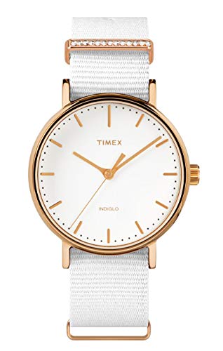 Timex Damen Analog Quartz Uhr Fairfield Women'S Crystal von Timex