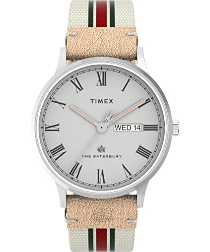 Timex Herren Analog Quarz Uhr mit Textil Armband TW2V73700VQ von Timex