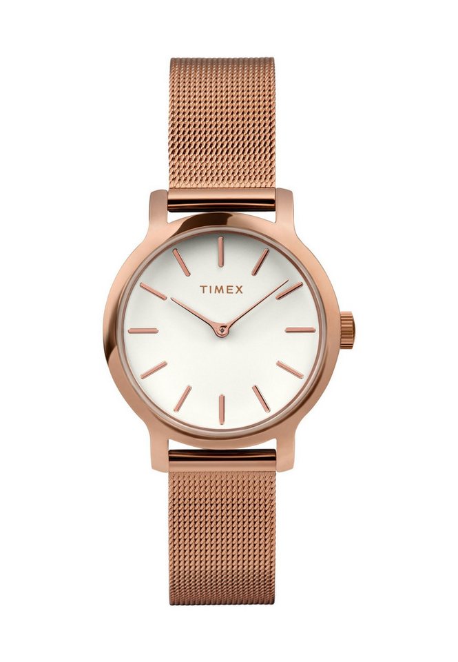 Timex Uhrenarmband Transcend‚Ñ¢, Case: 100% Low Lead Brass, Armband: 100% Stainless Steel von Timex