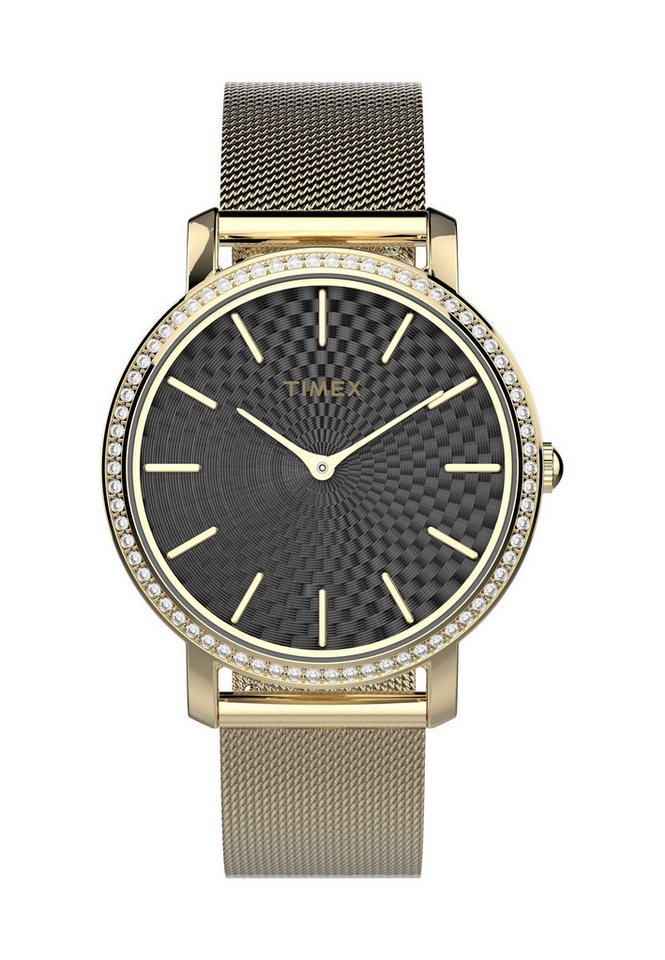 Timex Uhrenarmband Transcend City Collection, GehÃ¤use : 100% Messing, Armband: 100% Edelstahl von Timex