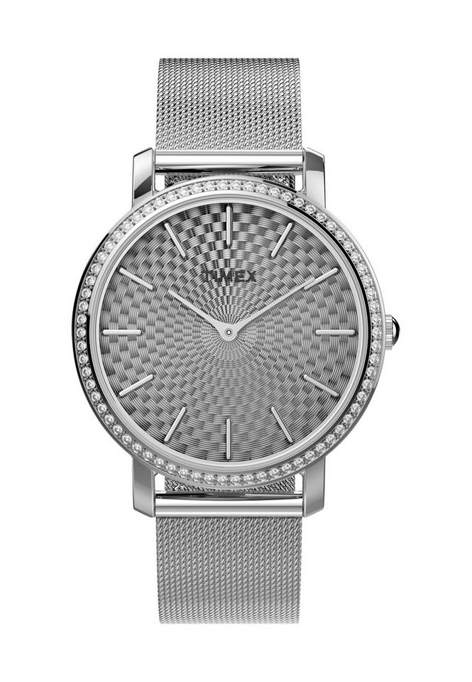 Timex Uhrenarmband Transcend City Collection, GehÃ¤use : 100% Messing, Armband: 100% Edelstahl von Timex