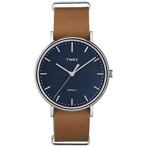Timex Unisex ErwachseneArmbanduhr Analog Quarz Leder TW2P97800 von Timex