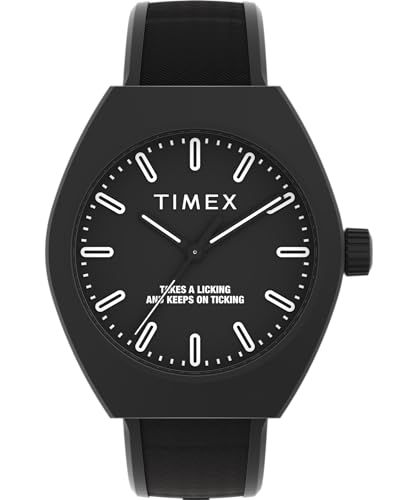 Timex Unisex Analog Quarz Uhr mit Polyurethan Armband TW2W42100VQ von Timex