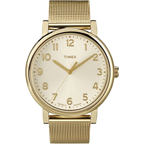 Timex Unisex-Armbanduhr Analog Quarz Edelstahl T2N598 von Timex