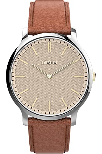 Timex Herren Analog Uhr mit Lederband Gallery von Timex