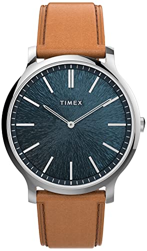 Timex Herren Analog Uhr mit Lederband City Gallery Timex Herren Analog Uhr mit Lederband City Gallery von Timex