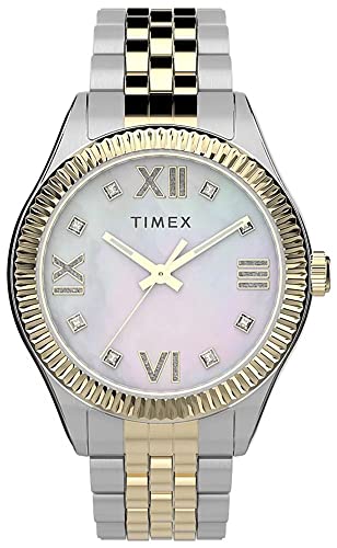 Timex Damen Analog Uhr mit Edelstahlarmband Legacy von Timex