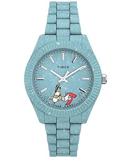 Timex Damen Analog Armbanduhr Legacy Ocean x Peanuts von Timex