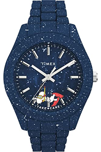 Timex Unisex Analog Quarz Armbanuhr Waterbury Legacy Ocean x Peanuts von Timex