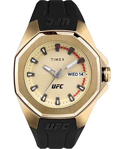 Timex Herren Analog Uhr mit Silikonband UFC Pro von Timex