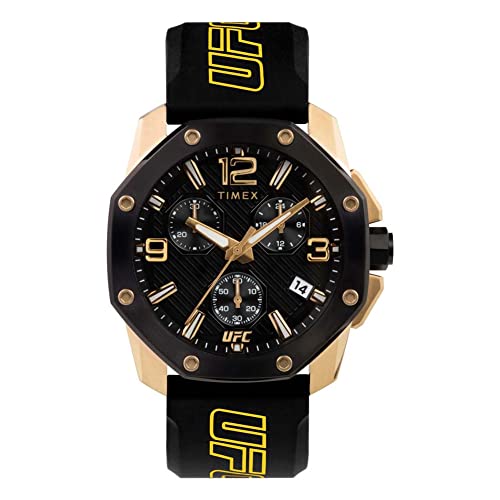 Timex Herren Chronograph Uhr mit Gummiband Icon von Timex