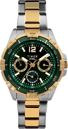 Timex Classic Premium 44.5mm Herren-Armbanduhr aus Edelstahl TW2V78700 von Timex