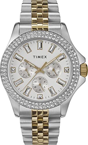 Timex Damen Multi Dial Uhr Mit Edelstahl Armband Kaia von Timex