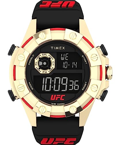 Timex Herren Digital Armbanuhr mit Kautschukband UFC Kick von Timex