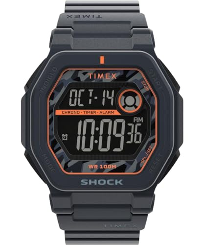Timex Herren Digital Armbanuhr mit Kunststoffband Command Encounter von Timex